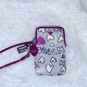 Coach Poppy wristlet
